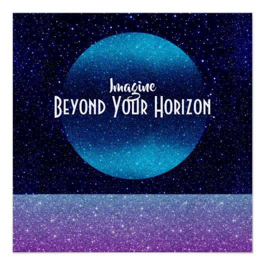 想像考えBeyond Your Horizon ポスター (正面)