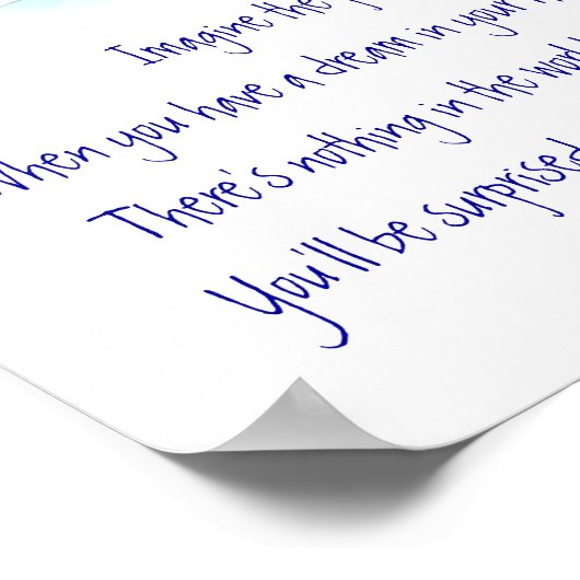 『想像諸事』 ポスター (角)