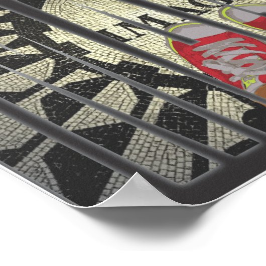 想像黒 ポスター (角)