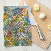 想像 キッチンタオル (四つ折り)