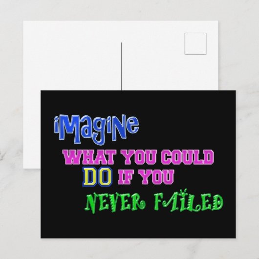 想像... ポストカード (正面/裏面)