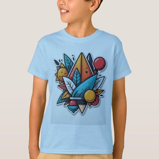 想像、作成、急増 Tシャツ (正面)