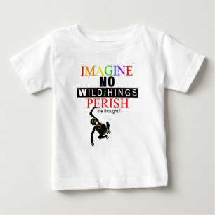 想像-動物愛好家 – 野生生物 – 自然- ベビーTシャツ