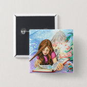 想像 缶バッジ (正面&裏面)