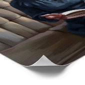 想定外の訪問者シュールレアルのポスタープリントウォールアート ポスター (角)