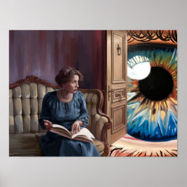 想定外の訪問者シュールレアルのポスタープリントウォールアート ポスター