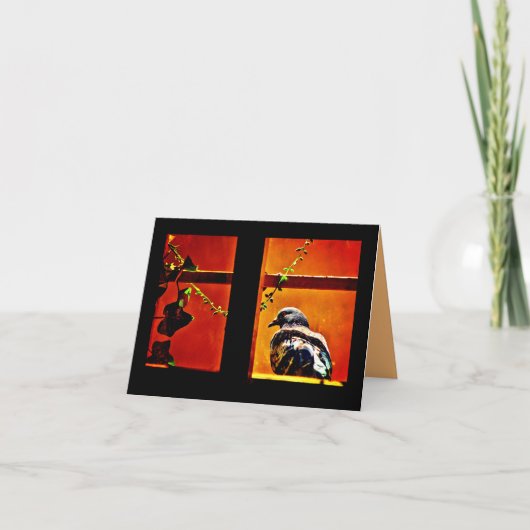 愉快なハト カード (正面)