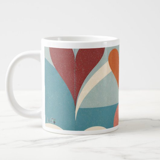 愉快な愛 | ジャンボコーヒーマグカップ (左)