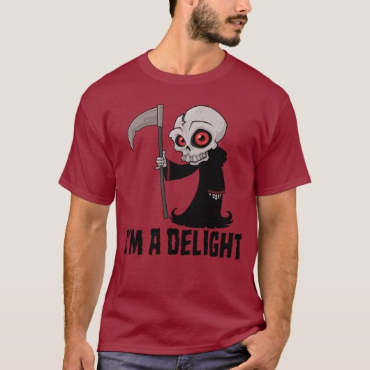愉快な死神の魂の収穫者 Tシャツ (正面)