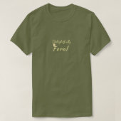 愉快な野生のグリンピースモスアクセントTシャツ Tシャツ (デザイン正面)