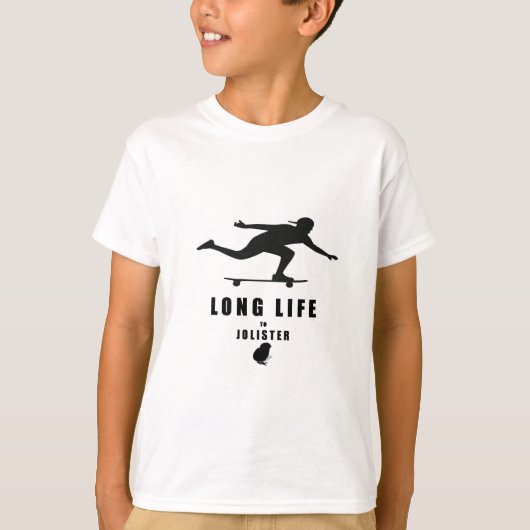 愉快な長命 Tシャツ (正面)