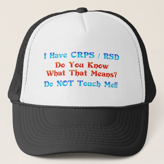 意味するそのものを私にCRPS RSDが知っていますあります キャップ (正面)