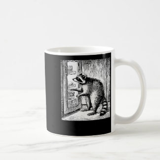 意味とおやつを探すアライグマ 冗談めいたR コーヒーマグカップ
