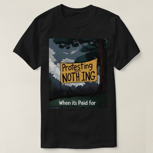 意味なし (noth ing!) No. 6 Tシャツ (デザイン正面)
