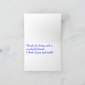 意味のあるメッセージ： 末期疾患11 サンキューカード (内部)