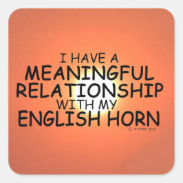意味のある人間関係イングリッシュホルンスクエアステッキ スクエアシール