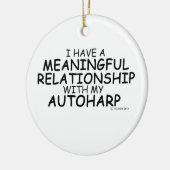 意味のある人間関係オートハープ セラミックオーナメント (左)