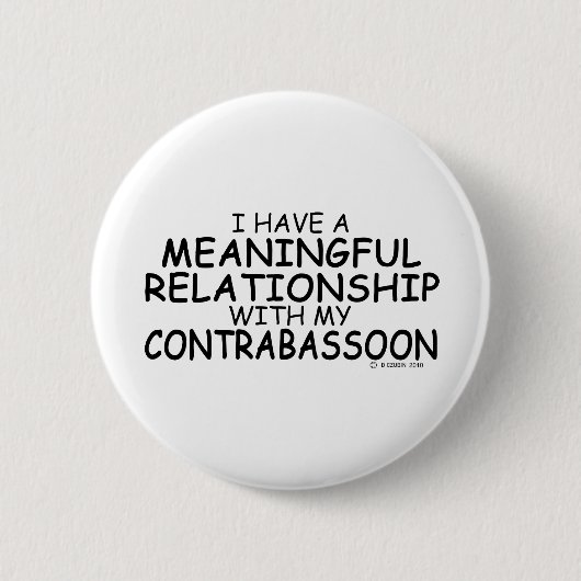 意味のある人間関係コントラバス 缶バッジ (正面)