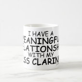 意味のある人間関係バスクラリネット コーヒーマグカップ (中央)