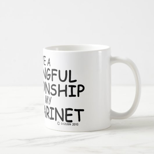 意味のある人間関係バスクラリネット コーヒーマグカップ (右)