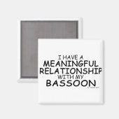 意味のある人間関係バスーン マグネット (正面/裏面)