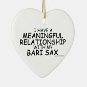 意味のある人間関係バーリーサックス セラミックオーナメント (右)