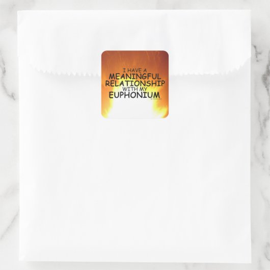 意味のある人間関係ユーフォニアムスクエアシール スクエアシール (バッグ)
