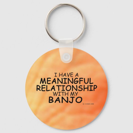 意味のある人間関係万丈 キーホルダー (正面)