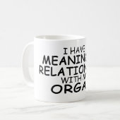 意味のある人間関係器官 コーヒーマグカップ (正面左)