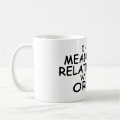 意味のある人間関係器官 コーヒーマグカップ (左)