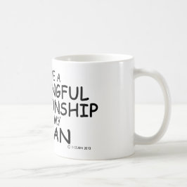 意味のある人間関係器官 コーヒーマグカップ