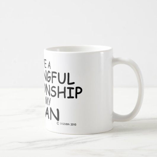 意味のある人間関係器官 コーヒーマグカップ (右)