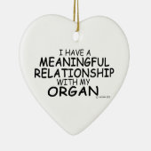意味のある人間関係器官 セラミックオーナメント (右)