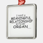 意味のある人間関係器官 メタルオーナメント (左)