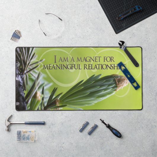 「意味のある人間関係」モチベーション肯定 デスクマット (ワークステーション)