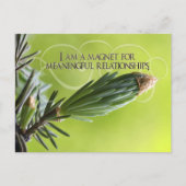 「意味のある人間関係」モチベーション肯定 ポストカード (正面)