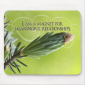 「意味のある人間関係」モチベーション肯定 マウスパッド (正面)