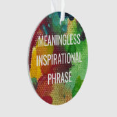 意味のない感動的句 オーナメント (正面)