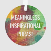 意味のない感動的句 オーナメント (裏面)