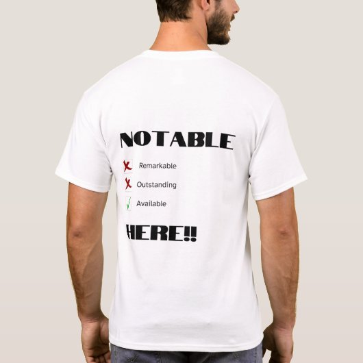 意味のない Tシャツ (裏面)