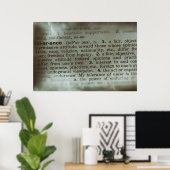 意味の検索 – 公差 ポスター (ホームオフィス)