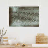 意味の検索 – 公差 ポスター (キッチン)