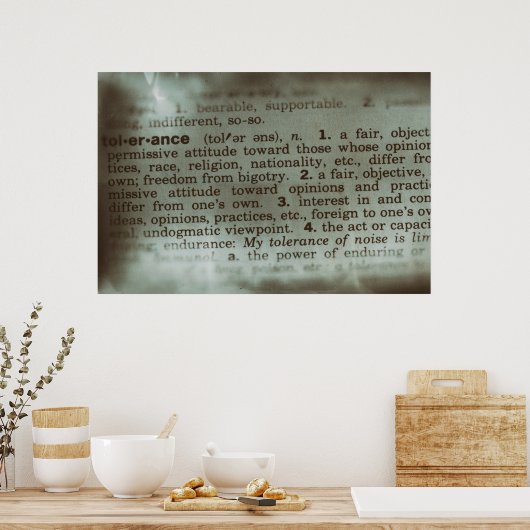 意味の検索 – 公差 ポスター (キッチン)