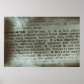 意味の検索 – 公差 ポスター (正面)