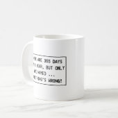 意味を成す！ コーヒーマグカップ (正面左)