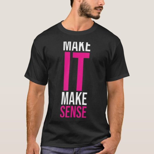 意味を成す Tシャツ (正面)