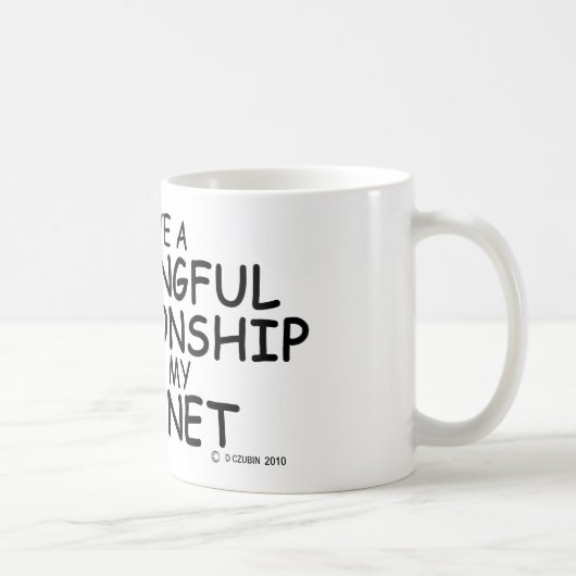 意味を持った人間関係のクラリネット コーヒーマグカップ (右)