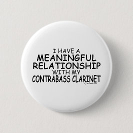 意味を持った人間関係のContrabassのクラリネット 缶バッジ