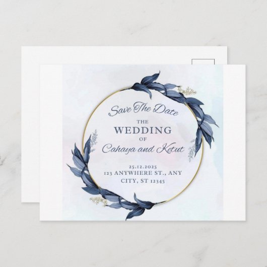 意味カスタマイズのある瞬間のカード ポストカード (正面/裏面)