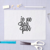 "意味不明な言葉"のフランス人の引用文 薄葉紙 (クラフト)